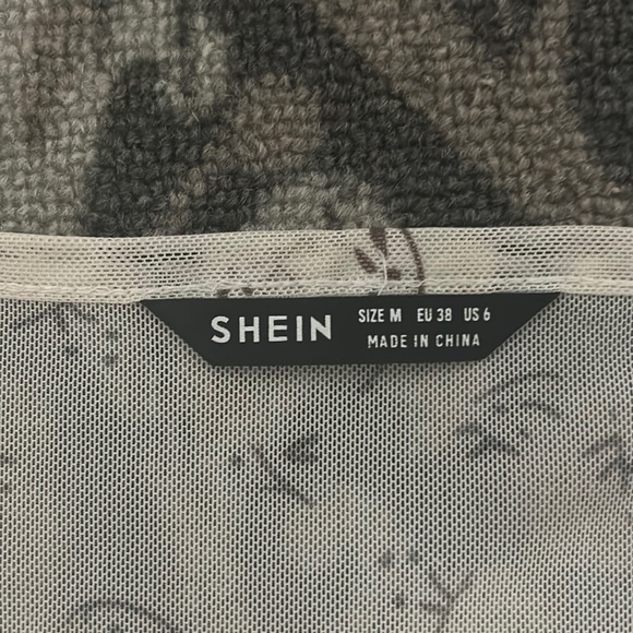 Sheer White Crop Top (S) - Picture 2 of 3